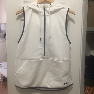 Under Armour vest and hoodie
